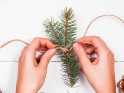 Des idées de décorations de jardin DIY pour Noël