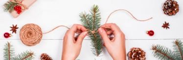 Des idées de décorations de jardin DIY pour Noël